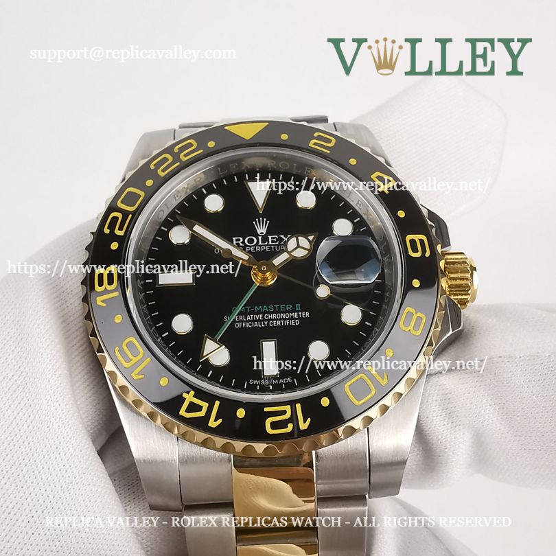 GM522 Rolex GMT-Master II 116713LN Yellow Gold & Stainless Steel