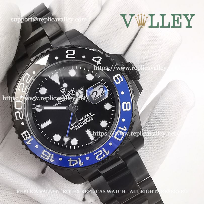 GM601 Rolex GMT-Master II 116710 Batman Oyster PVD Bracelet