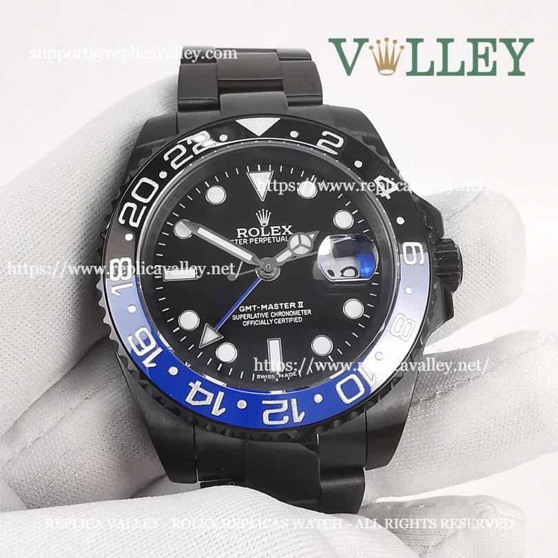 GM601 Rolex GMT-Master II 116710 Batman Oyster PVD Bracelet