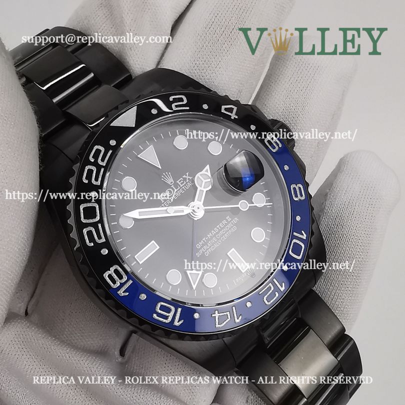 GM601 Rolex GMT-Master II 116710 Batman Oyster PVD Bracelet