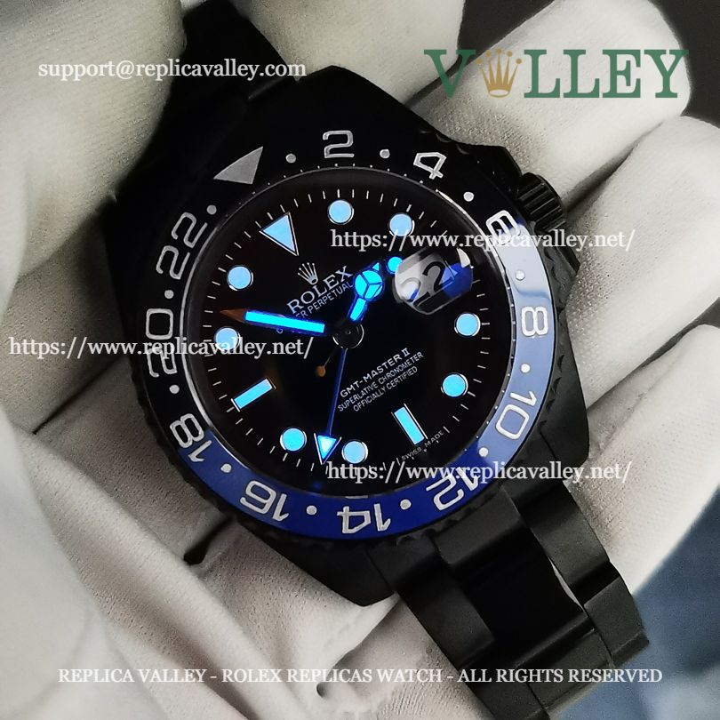 GM601 Rolex GMT-Master II 116710 Batman Oyster PVD Bracelet