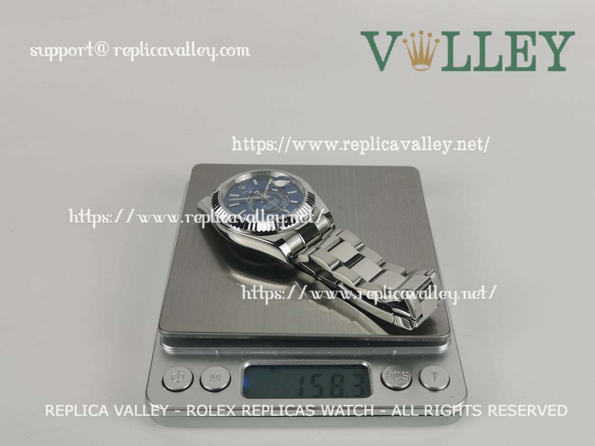 SKD001 Rolex Sky-Dweller 326934 Oyster Bracelet Blue Dial