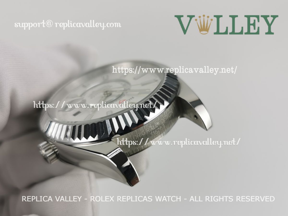 SKD013 Rolex Sky-Dweller 326934 Jubilee Bracelet White Dial