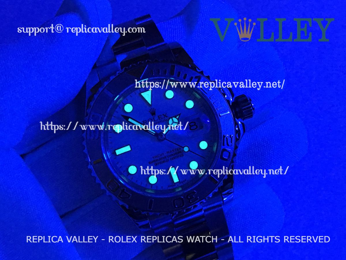YM008 Rolex Yacht-Master SS 40MM A-2813 White Dial