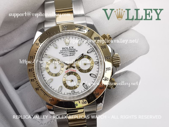 Rolex Replica Daytona 116503 Two Tone White Dial Watch