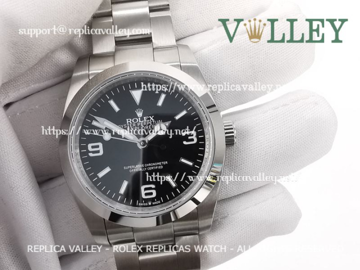 Rolex Explorer 124270 Oystersteel Unisex 36MM Black Dial