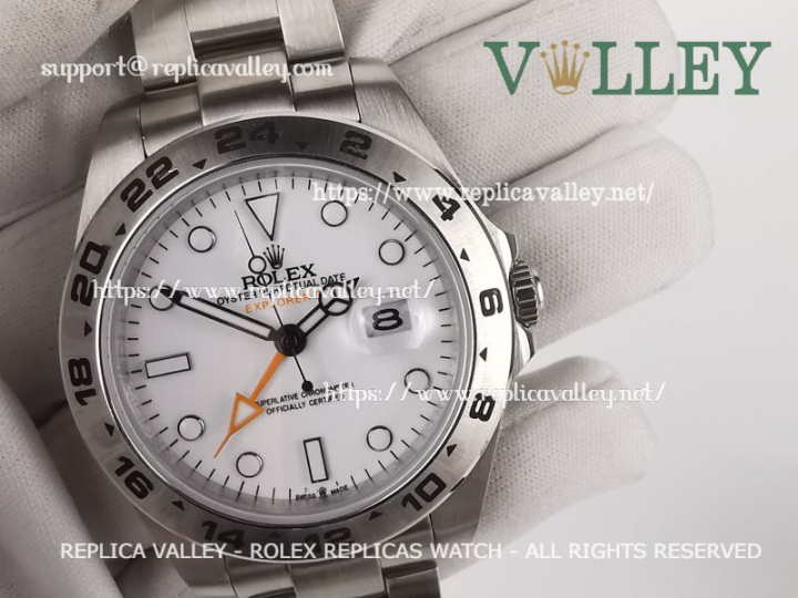 Cheap Rolex Explorer II 216570 Stainless Steel White Dial