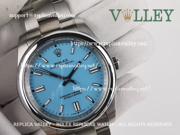 Rolex Oyster Perpetual 124300 41MM Tiffany Blue Replica