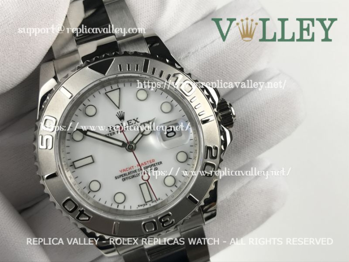 Rolex Replica Yacht-Master 40MM Asian 2813 White Dial