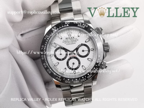 D103 Rolex Daytona 116500  Ceramic Bezel White Dial