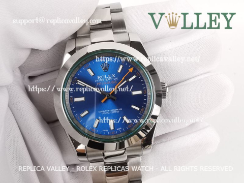 M002 Rolex Oyster Perpetual Milgauss 116400 Z-Blue Dial