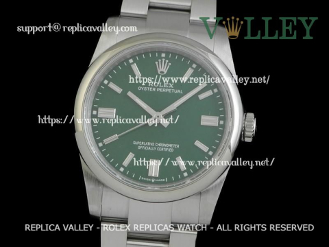 OP41005 Rolex Oyster Perpetual 124300 Green Dial