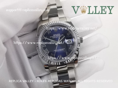 DJ36109 Rolex Datejust 116234 Blue Roman Dial Oyster Bracelet