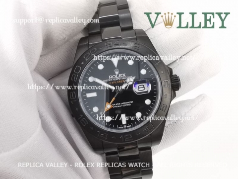 E431 Rolex Explorer II 216570 PVD Black Dial
