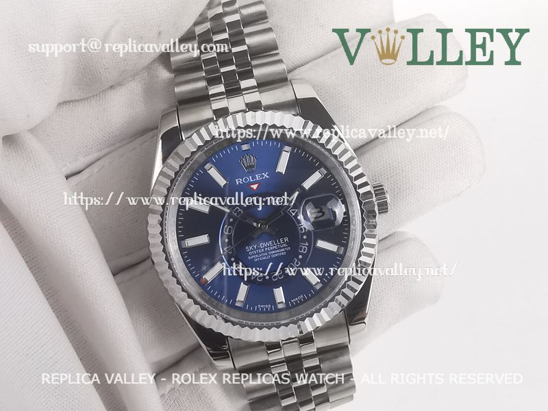 Rolex Sky-Dweller 326934 Jubilee Bracelet 42MM Blue Dial