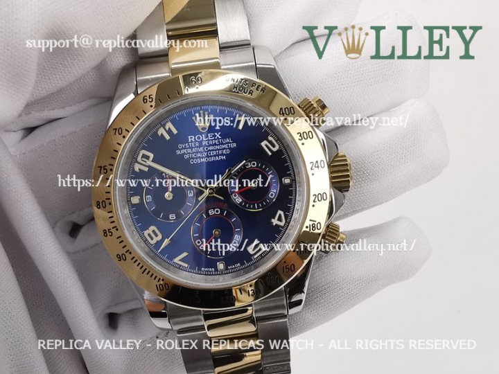 Rolex Replica Daytona 116503 Two Tone Blue Numeral Dial