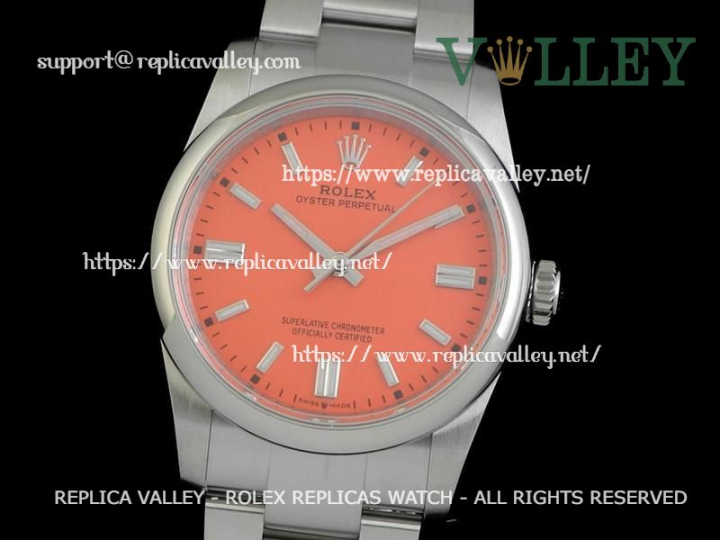 Rolex coral dial store