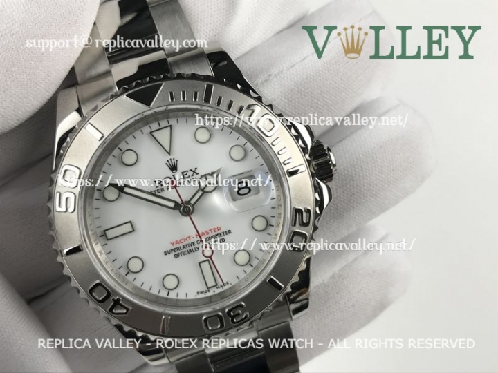 Rolex Replica Yacht Master 40MM Asian 2813 White Dial